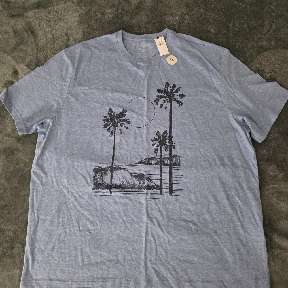 Blue Graphic T-Shirt